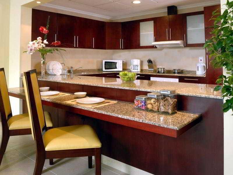 Marriott Executive Apartments Manama, Bahrain Quarto foto A modern kitchen